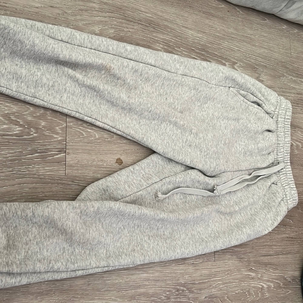 Gray sweats
